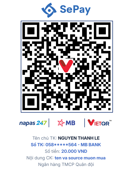 Mã QR chuyển khoản
